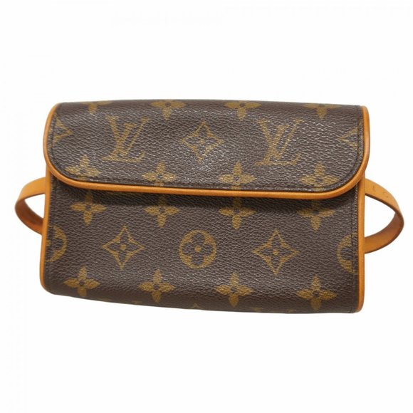 Louis Vuitton Monogram Pochette Florentine Waist Bag M51855 Brown Women's - Picture 1 of 12